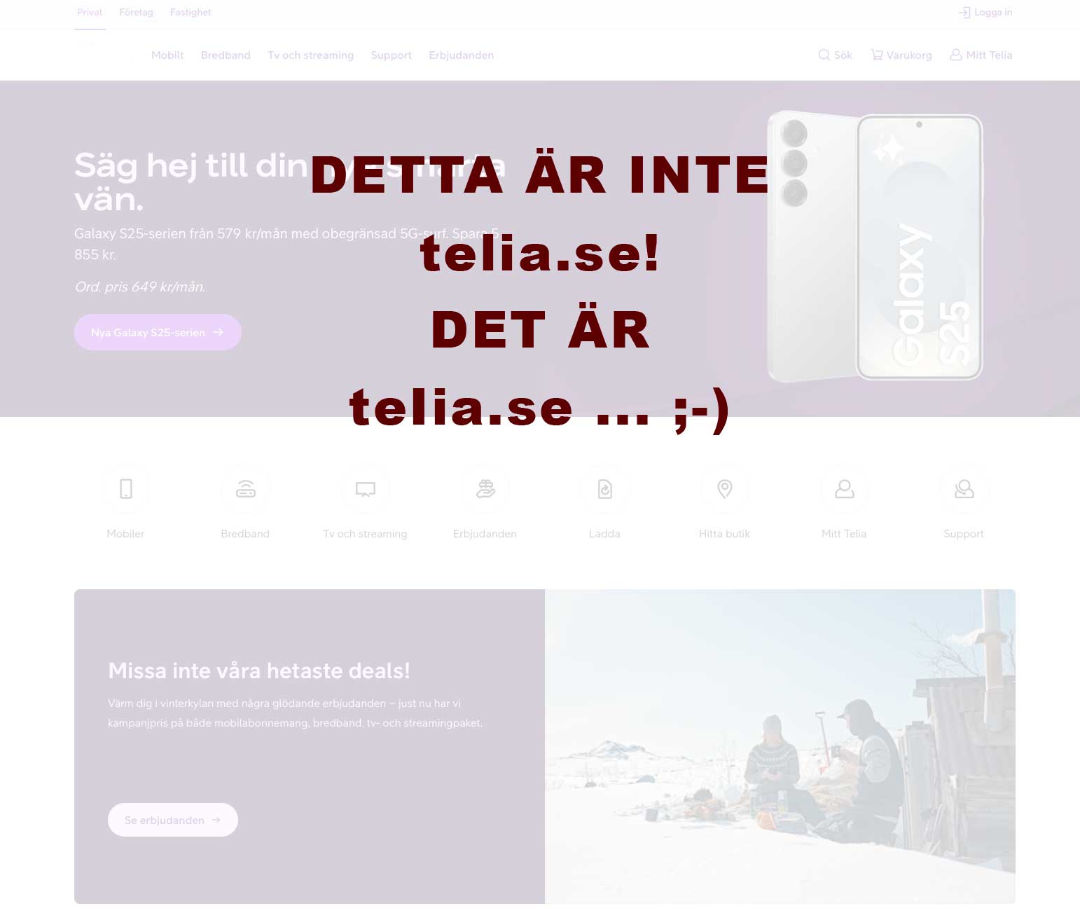 Telia Ã¤r ointresserade av sÃ¤kerhet